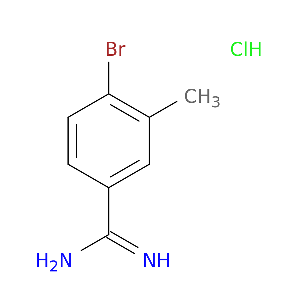 4-bromo-3-methylbenzene-1-carboximidamide hydrochloride