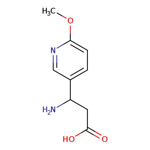 3-Amino-3-(6-methoxypyridin-3-yl)propanoic acid