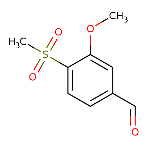 3-methoxy-4-(methylsulfonyl)benzaldehyde