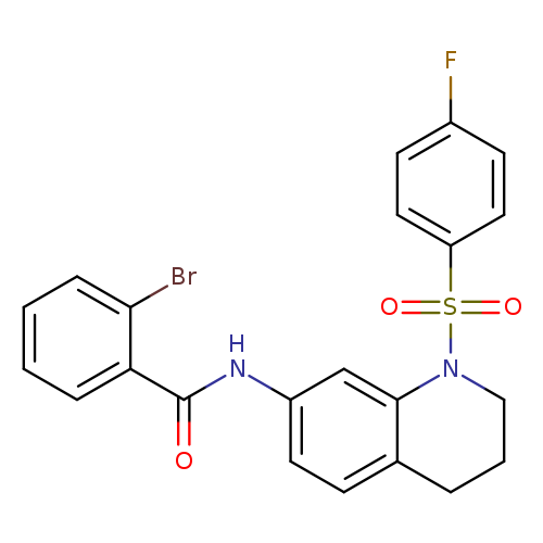 2-bromo-N-[1-(4-fluorobenzenesulfonyl)-1,2,3,4-tetrahydroquinolin-7-yl]benzamide
