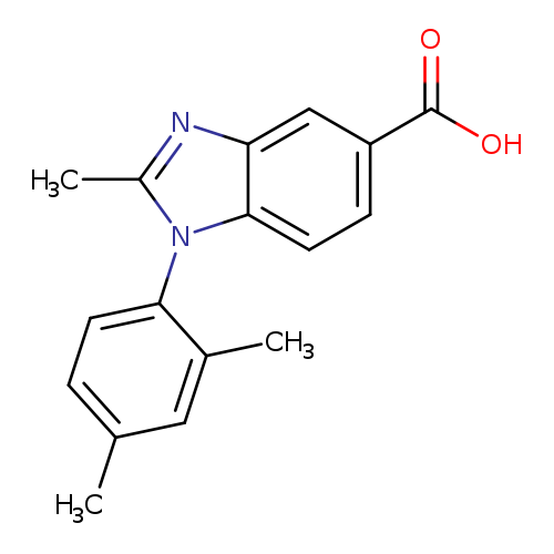 1-(2,4-Dimethylphenyl)-2-methyl-1h-benzimidazole-5-carboxylic acid