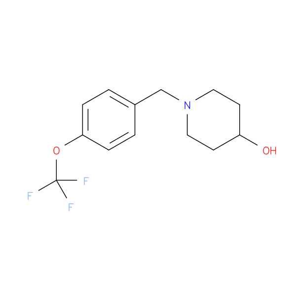 1-([4-(Trifluoromethoxy)phenyl]methyl)piperidin-4-ol
