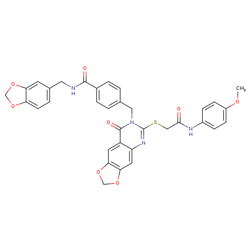 N-[(2H-1,3-benzodioxol-5-yl)methyl]-4-{[6-({[(4-methoxyphenyl)carbamoyl]methyl}sulfanyl)-8-oxo-2H,7H,8H-[1,3]dioxolo[4,5-g]quinazolin-7-yl]methyl}benzamide