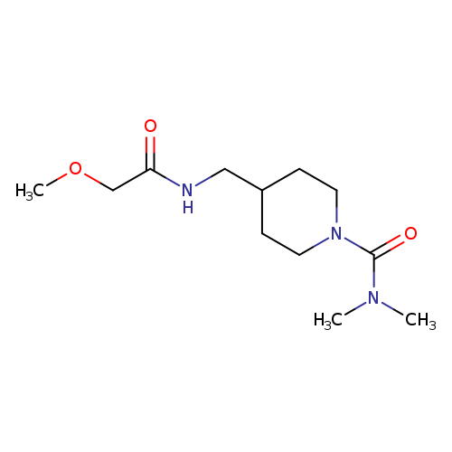 4-[(2-methoxyacetamido)methyl]-N,N-dimethylpiperidine-1-carboxamide