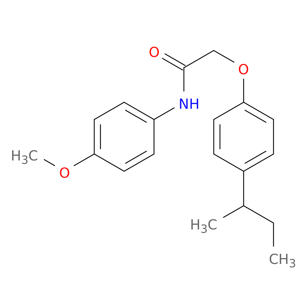 2-(4-sec-butylphenoxy)-N-(4-methoxyphenyl)acetamide