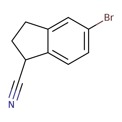 5-Bromo-2,3-dihydro-1H-indene-1-carbonitrile