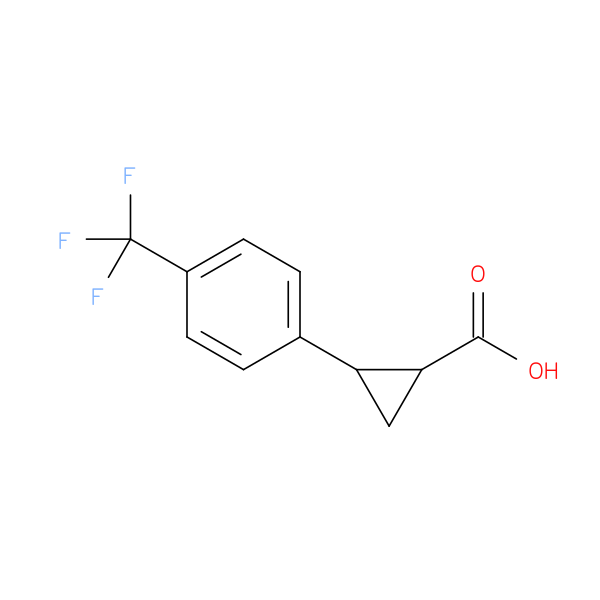 2-[4-(trifluoromethyl)phenyl]cyclopropane-1-carboxylic acid
