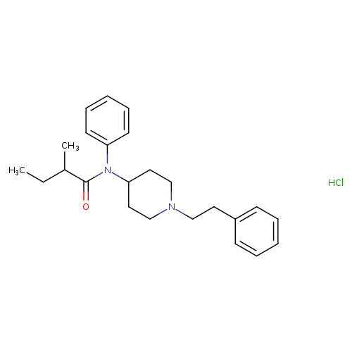 2-methyl-N-(1-phenethylpiperidin-4-yl)-N-phenylbutanamide