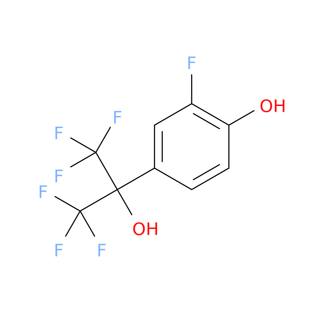2-Fluoro-4-(1,1,1,3,3,3-hexafluoro-2-hydroxypropan-2-yl)phenol