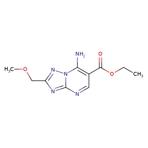 Ethyl 7-amino-2-(methoxymethyl)-[1,2,4]triazolo[1,5-a]pyrimidine-6-carboxylate