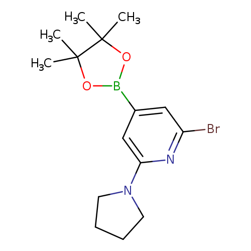 2-Bromo-6-(pyrrolidin-1-yl)pyridine-4-boronic acid, pinacol ester