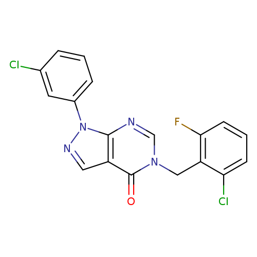 5-[(2-chloro-6-fluorophenyl)methyl]-1-(3-chlorophenyl)-1H,4H,5H-pyrazolo[3,4-d]pyrimidin-4-one
