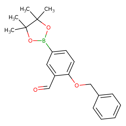 2-Benzyloxy-5-(4,4,5,5-tetramethyl-1,3,2-dioxaborolan-2-yl)benzaldehyde