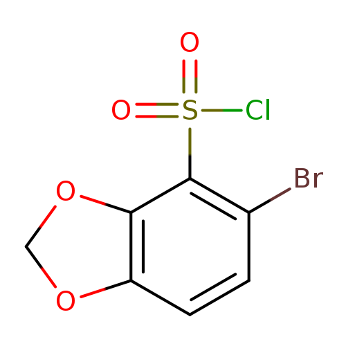 5-bromo-1,3-dioxaindane-4-sulfonyl chloride