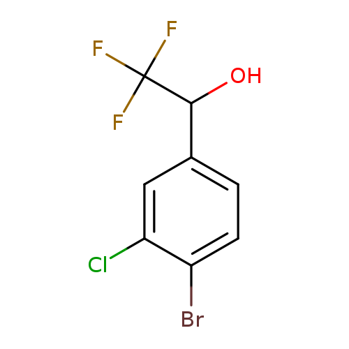 1-(4-Bromo-3-chlorophenyl)-2,2,2-trifluoroethan-1-ol