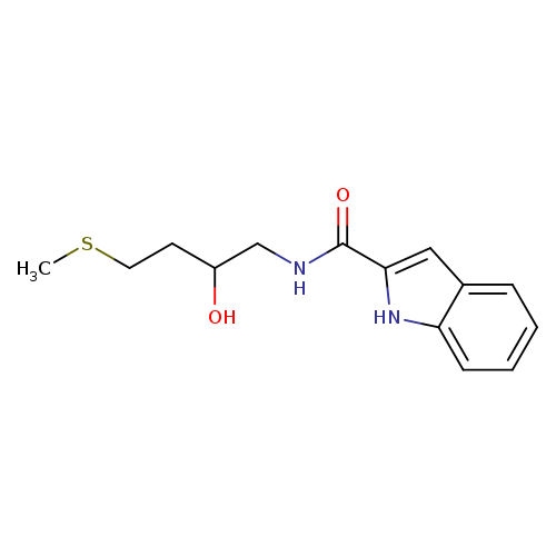 N-[2-hydroxy-4-(methylsulfanyl)butyl]-1H-indole-2-carboxamide