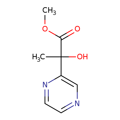 methyl 2-hydroxy-2-(pyrazin-2-yl)propanoate