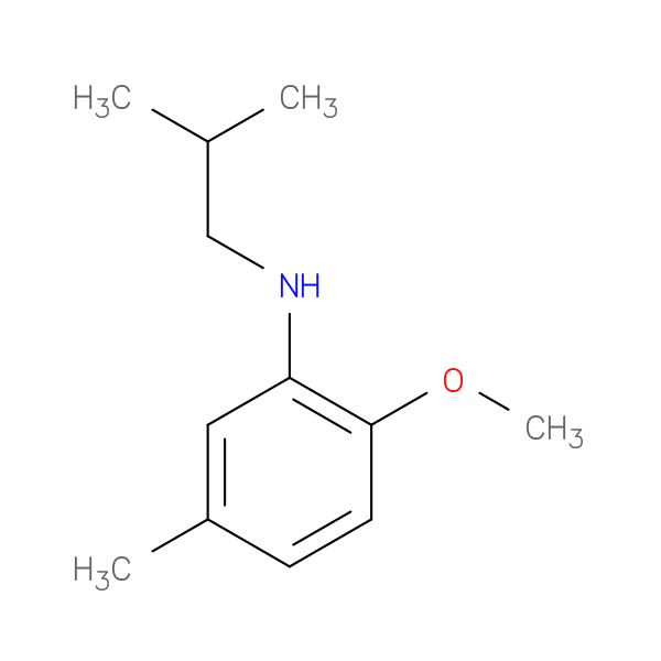 2-methoxy-5-methyl-N-(2-methylpropyl)aniline
