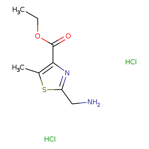 ethyl 2-(aminomethyl)-5-methyl-1,3-thiazole-4-carboxylate dihydrochloride