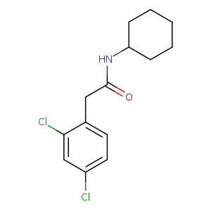 N-cyclohexyl-2-(2,4-dichlorophenyl)acetamide