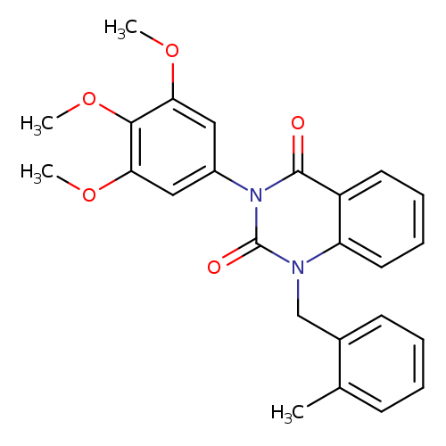 1-[(2-methylphenyl)methyl]-3-(3,4,5-trimethoxyphenyl)-1,2,3,4-tetrahydroquinazoline-2,4-dione