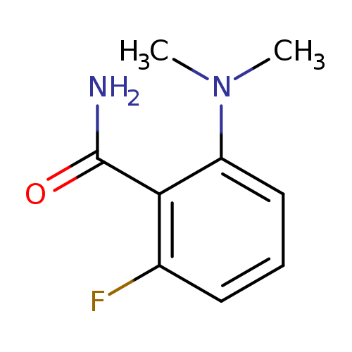2-(DIMETHYLAMINO)-6-FLUOROBENZAMIDE