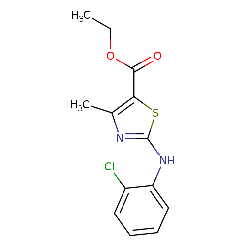 ethyl 2-[(2-chlorophenyl)amino]-4-methyl-1,3-thiazole-5-carboxylate