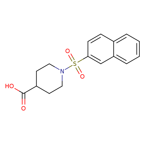 1-(2-Naphthylsulfonyl)piperidine-4-carboxylic acid