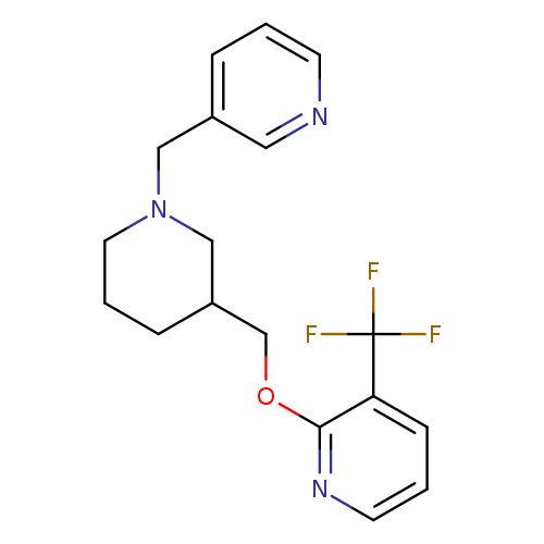 2-({1-[(pyridin-3-yl)methyl]piperidin-3-yl}methoxy)-3-(trifluoromethyl)pyridine
