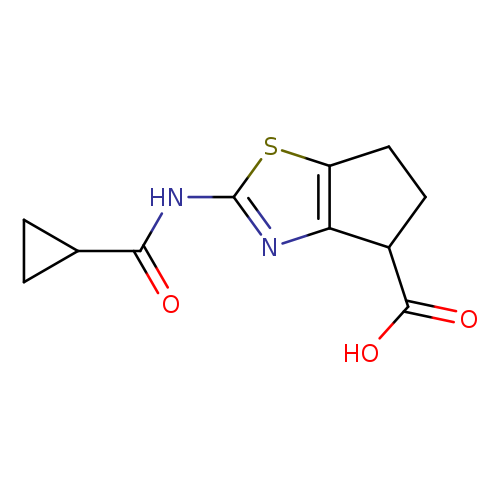 2-[(CYCLOPROPYLCARBONYL)AMINO]-5,6-DIHYDRO-4H-CYCLOPENTA[D][1,3]THIAZOLE-+
