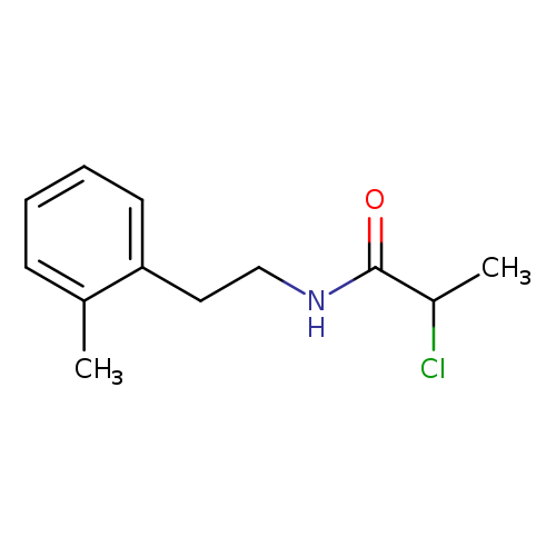 2-chloro-N-[2-(2-methylphenyl)ethyl]propanamide