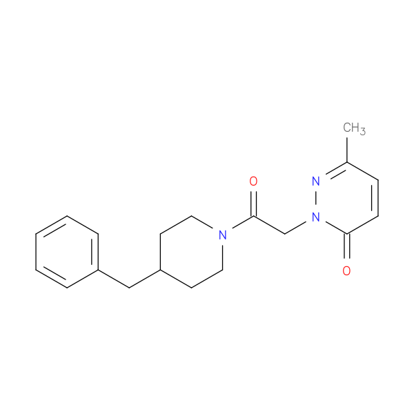 2-[2-(4-benzylpiperidin-1-yl)-2-oxoethyl]-6-methyl-2,3-dihydropyridazin-3-one