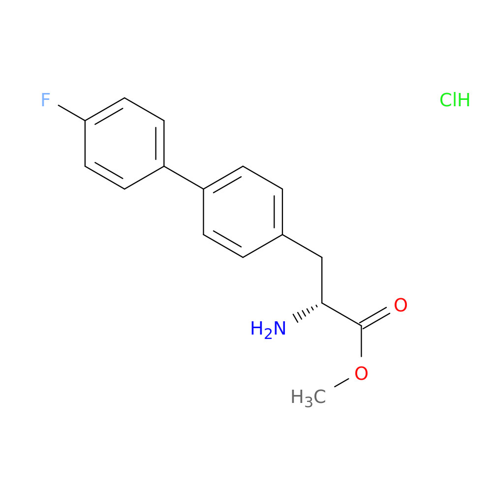 (R)-Methyl 2-amino-3-(4'-fluoro-[1,1'-biphenyl]-4-yl)propanoate hydrochloride