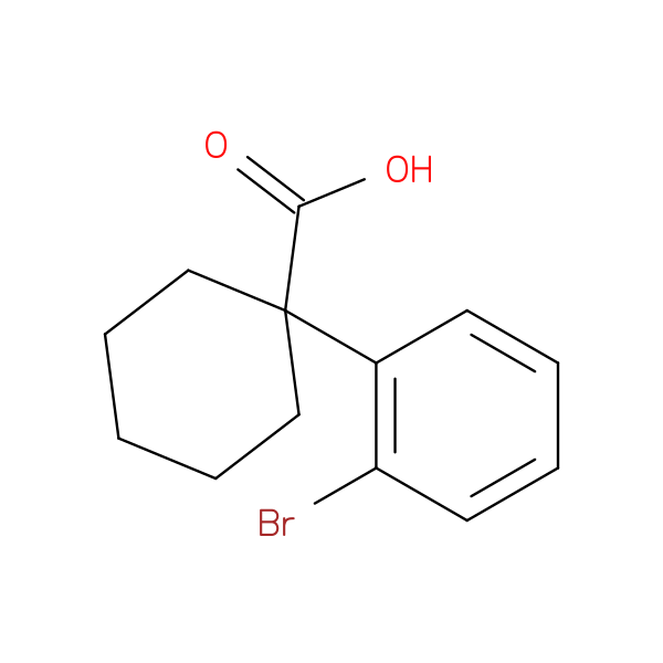 1-(2-Bromophenyl)cyclohexane-1-carboxylic acid