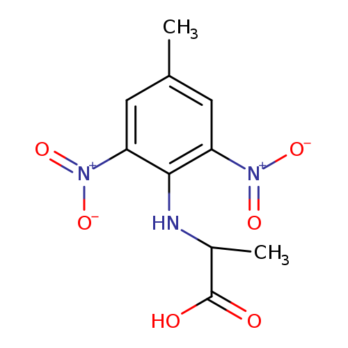 2-[(4-methyl-2,6-dinitrophenyl)amino]propanoic acid