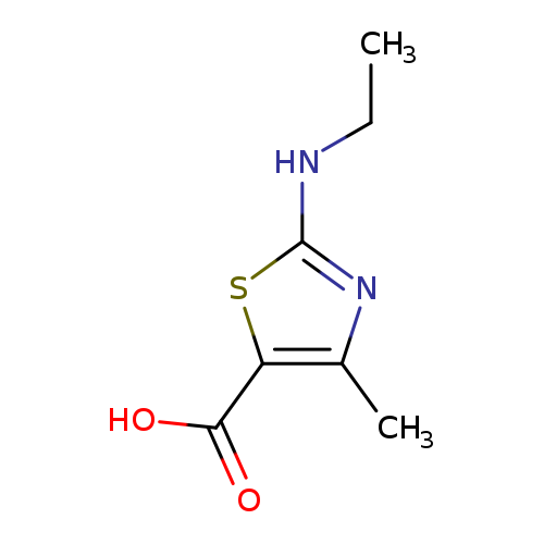 5-THIAZOLECARBOXYLIC ACID, 2-(ETHYLAMINO)-4-METHYL-