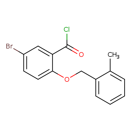 5-Bromo-2-[(2-methylbenzyl)oxy]benzoyl chloride