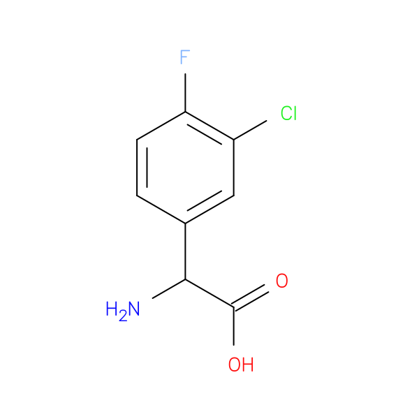 2-Amino-2-(3-chloro-4-fluorophenyl)acetic acid