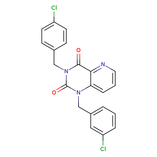 1-[(3-chlorophenyl)methyl]-3-[(4-chlorophenyl)methyl]-1H,2H,3H,4H-pyrido[3,2-d]pyrimidine-2,4-dione