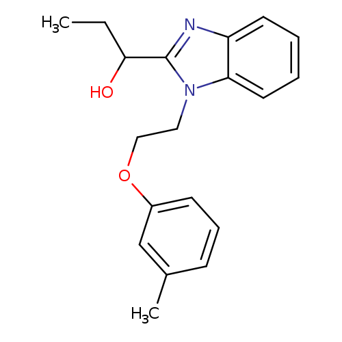 1-{1-[2-(3-methylphenoxy)ethyl]-1H-1,3-benzodiazol-2-yl}propan-1-ol