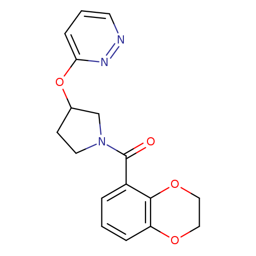 3-{[1-(2,3-dihydro-1,4-benzodioxine-5-carbonyl)pyrrolidin-3-yl]oxy}pyridazine