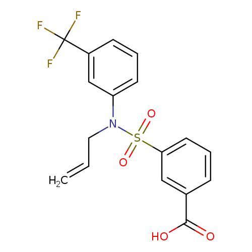 3-[(prop-2-en-1-yl)[3-(trifluoromethyl)phenyl]sulfamoyl]benzoic acid