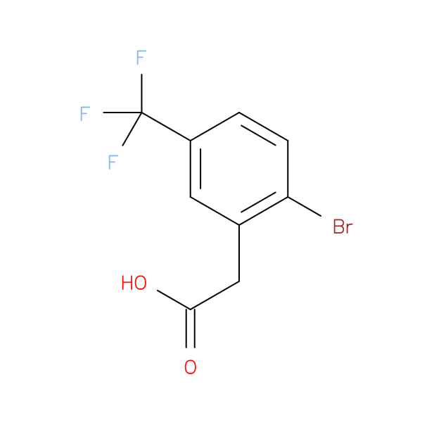 2-(2-Bromo-5-(trifluoromethyl)phenyl)acetic acid