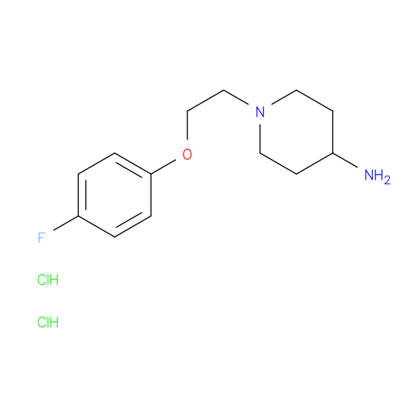 1-[2-(4-Fluorophenoxy)ethyl]piperidin-4-amine dihydrochloride