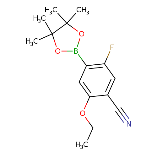 2-Ethoxy-5-fluoro-4-(tetramethyl-1,3,2-dioxaborolan-2-yl)benzonitrile