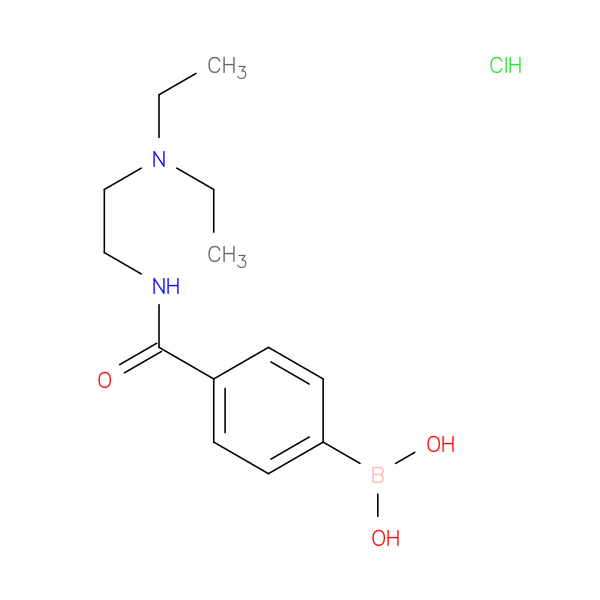 (4-((2-(diethylamino)ethyl)carbamoyl)phenyl)boronic acid hydrochloride