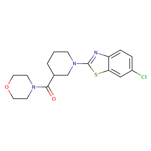 6-chloro-2-[3-(morpholine-4-carbonyl)piperidin-1-yl]-1,3-benzothiazole