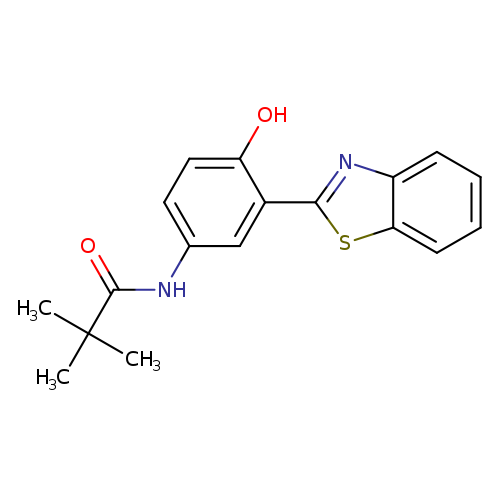 N-[3-(1,3-benzothiazol-2-yl)-4-hydroxyphenyl]-2,2-dimethylpropanamide