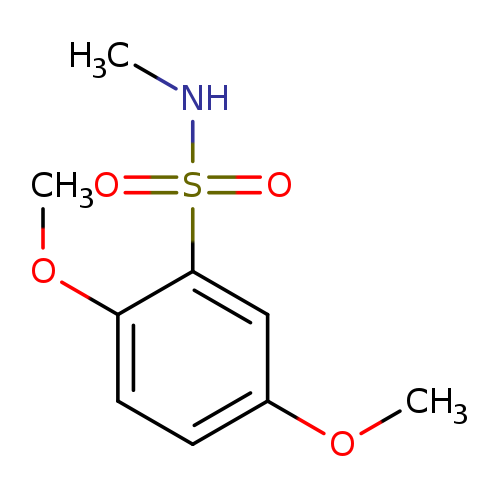 2,5-dimethoxy-N-methylbenzene-1-sulfonamide