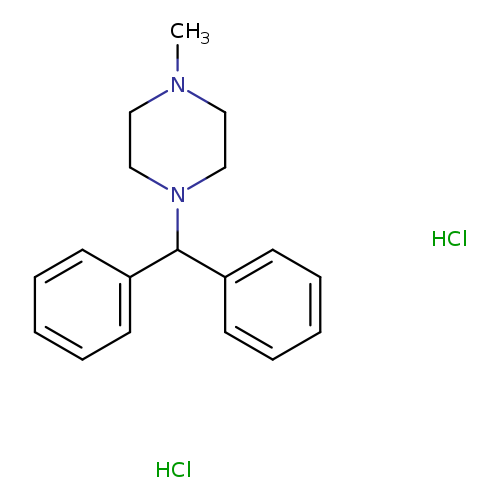 Piperazine, 1-diphenylmethyl-4-methyl-, dihydrochloride